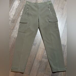 Athleta Endless High Rise Cargo Pants Olive Khaki Size 10 LN